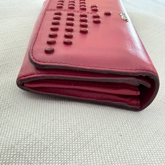 Tod’s Leather Continental Wallet – Burgundy - Picture 12 of 16